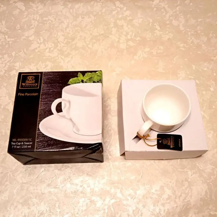 Чайная пара Wilmax England фарфоровая 200 мл - Посуда (Барахолка) в Москва