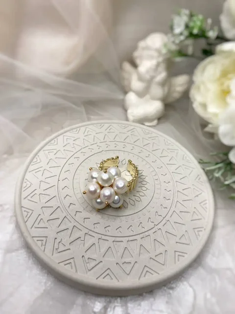 Изящное кольцо с натуральным жемчугом 7,5-8мм - Украшения в Москва