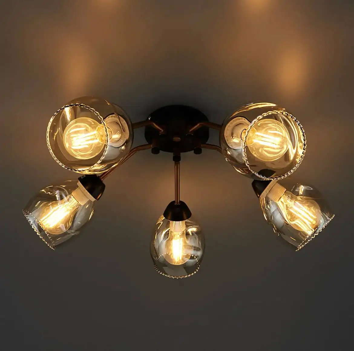 Потолочная люстра из 5 рожков новая в упаковке - Освещение (Барахолка) в Москва