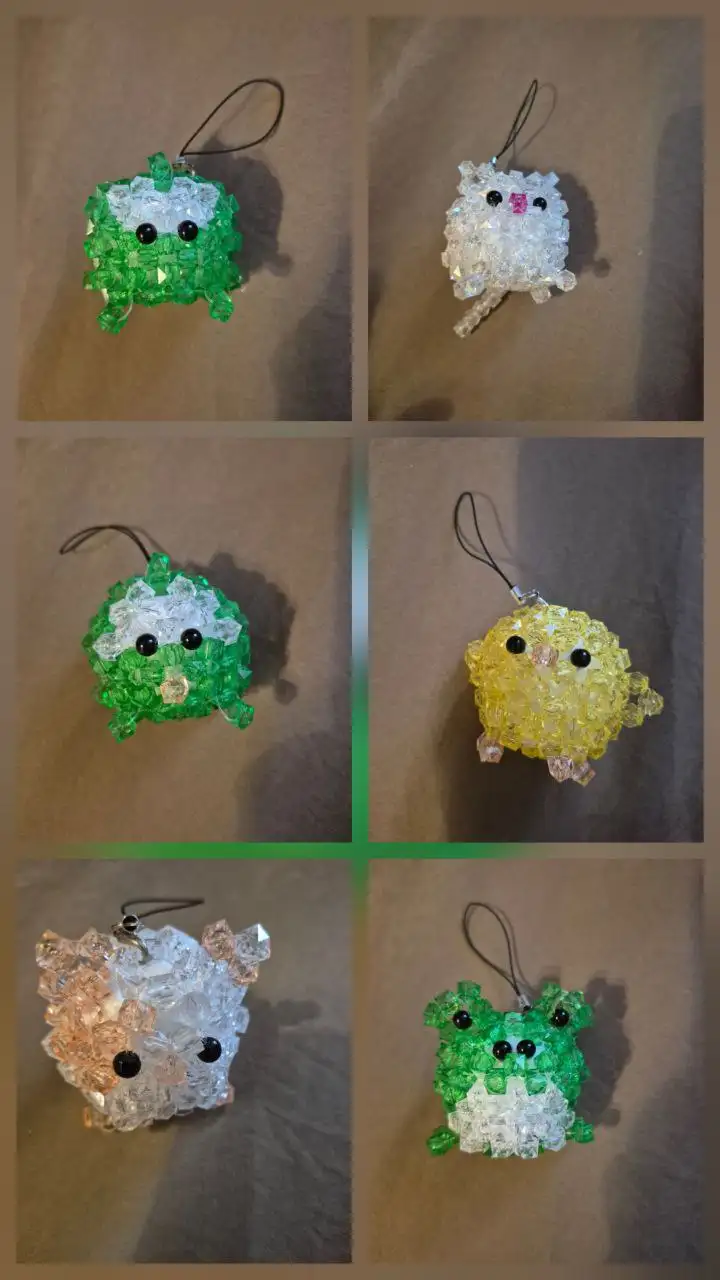Брелки подвески игрушки фигурки из бусин - Барахолка в Москва