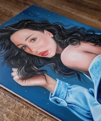 Портрет на холсте к 8 Марта - Портреты в Москва