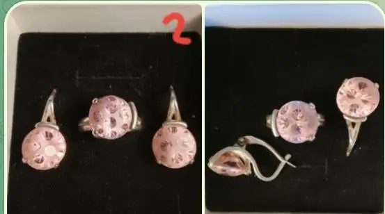 Комплекты серег и колец с натуральными камнями - Барахолка в Москва