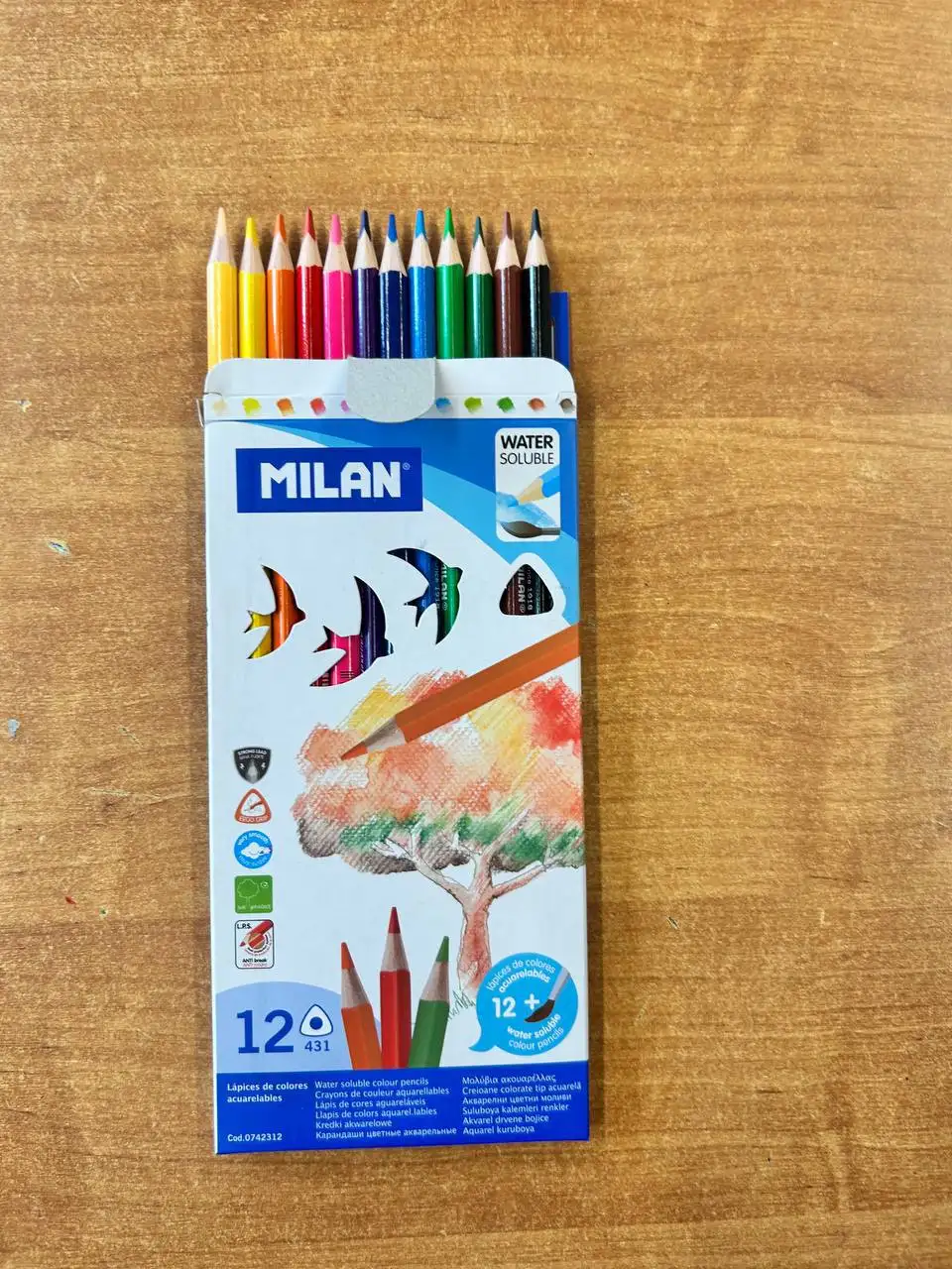 Разноцветные карандаши с кисточкой - Канцелярия (Хобби и отдых) в Москва