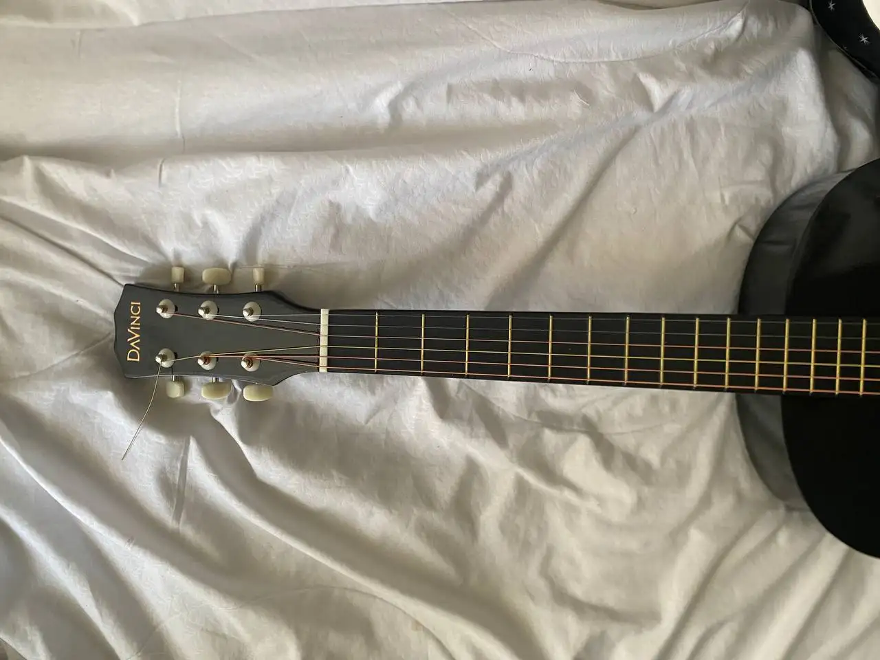 Акустическая гитара DAVINCI DF-50A ВК с корпусом типа фолк - Музыкальные инструменты (Барахолка) в Москва