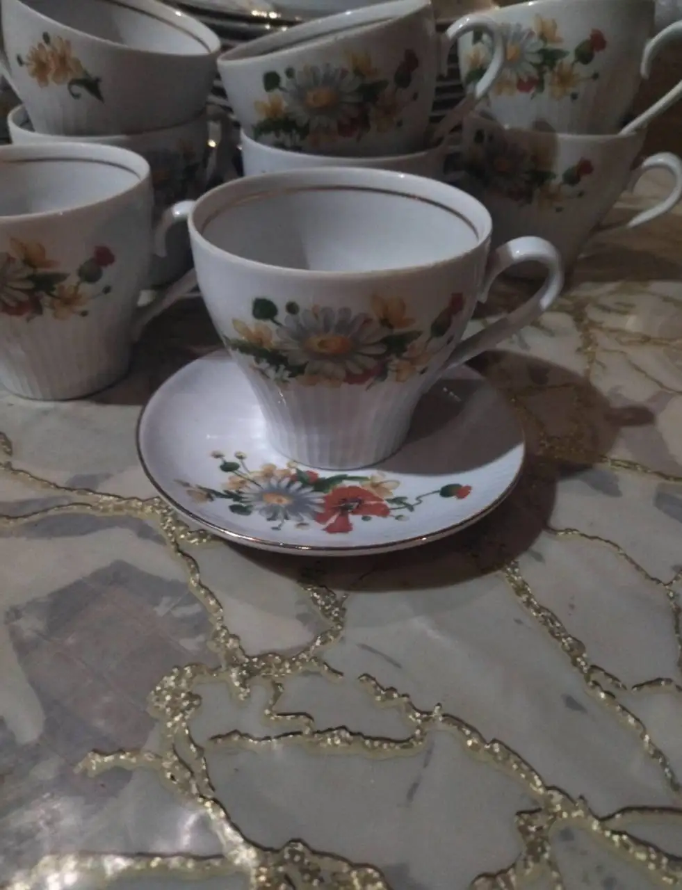 Чайный сервиз ГДР - Посуда (Барахолка) в Москва