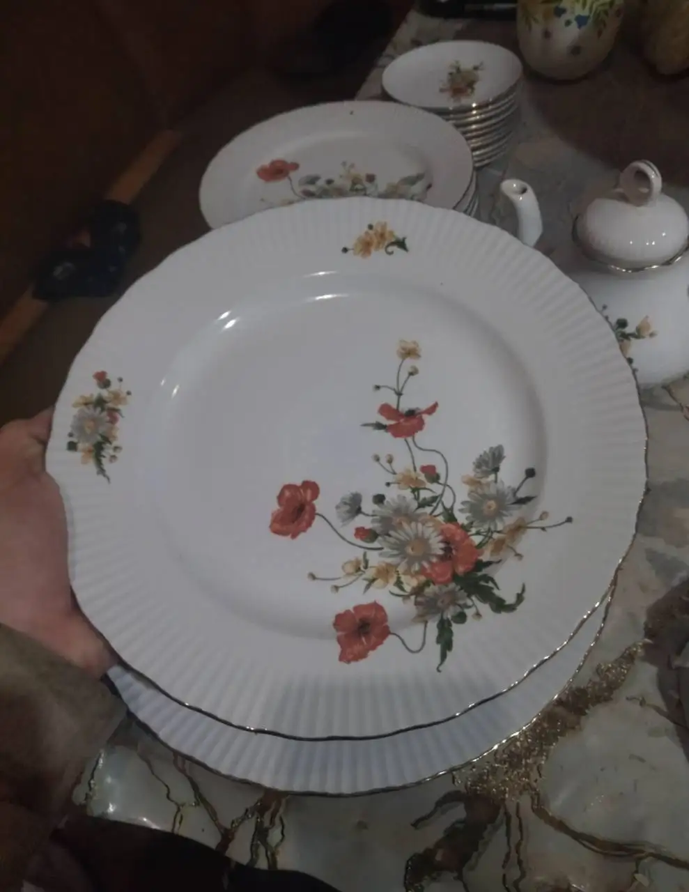 Чайный сервиз ГДР - Посуда (Барахолка) в Москва