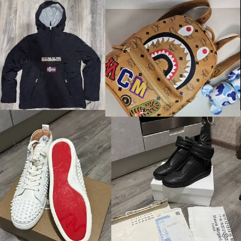 Продажа брендовой одежды и обуви Napapijri, MCM x Bape, Christian Louboutin, Maison Margiela - Верхняя одежда, Аксессуары, Обувь (Одежда) в Москва