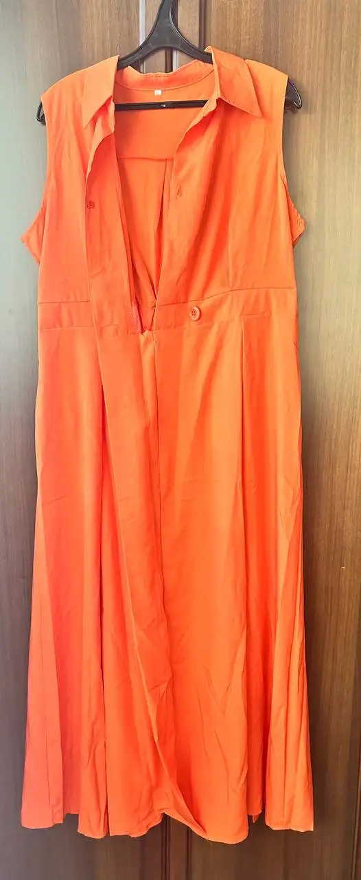 Женский сарафан оранжевого цвета новый - Женская одежда (Одежда) в Москва