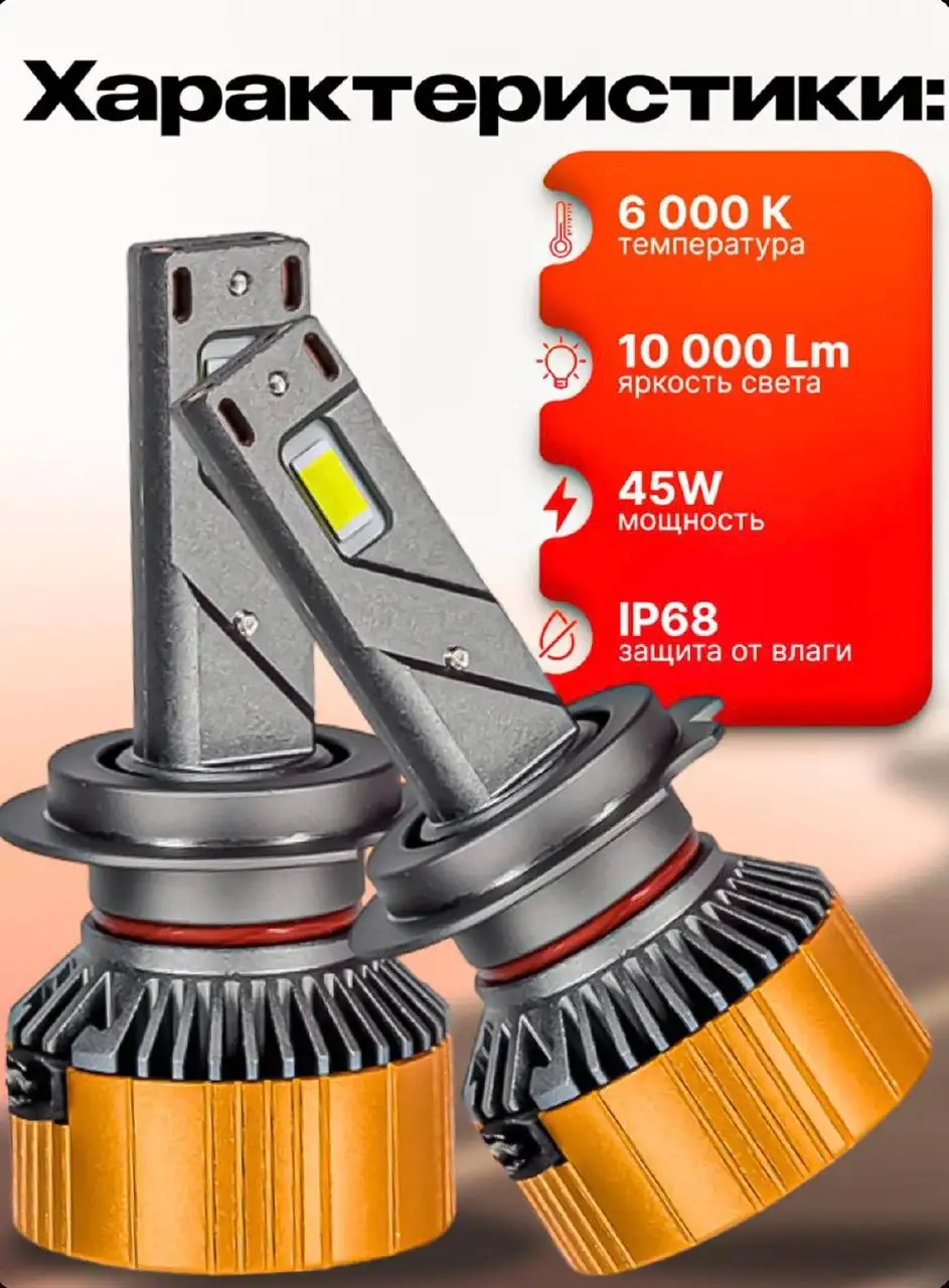 Продажа автомобильных светодиодных ламп S-18PRO с различными цоколями - Запчасти (Авто) в Москва