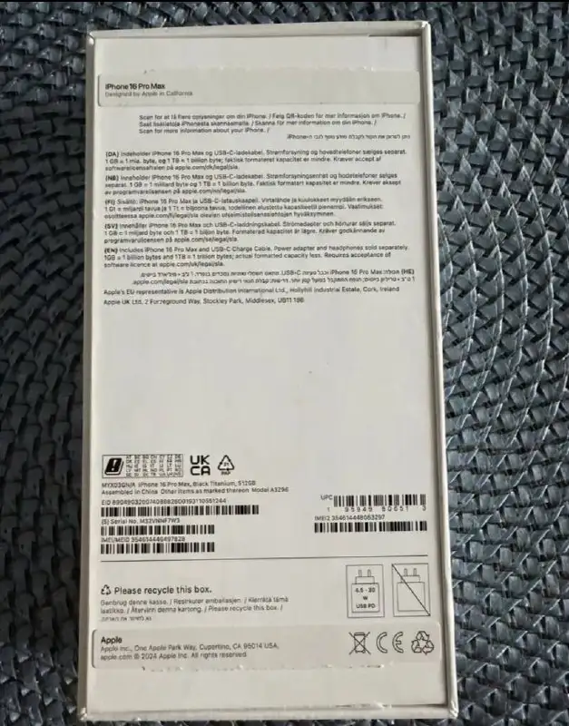 Продам IPhone 16 pro max в идеальном состоянии - Смартфоны (Электроника) в Москва