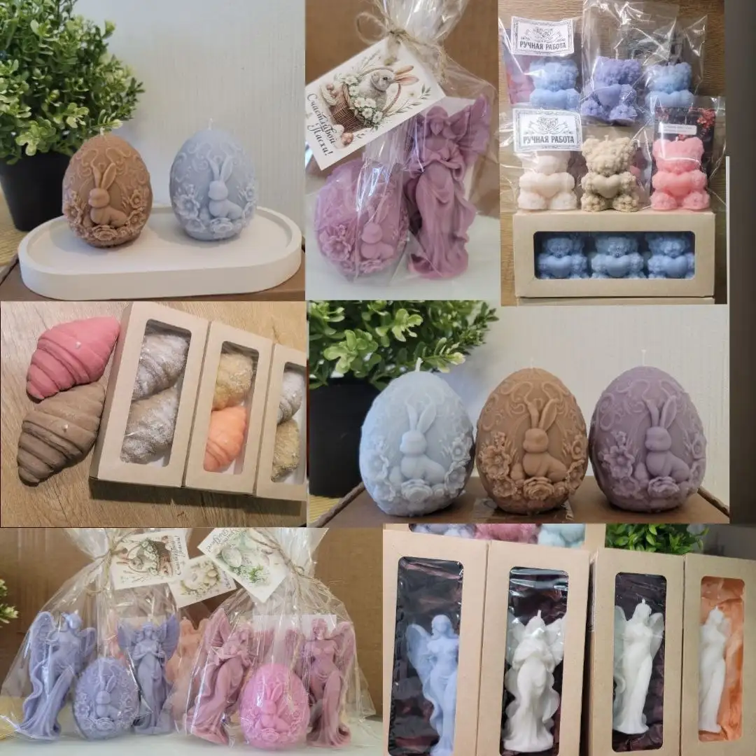 Наборы и штучные свечи для праздничной атмосферы - Свечи (Барахолка) в Москва