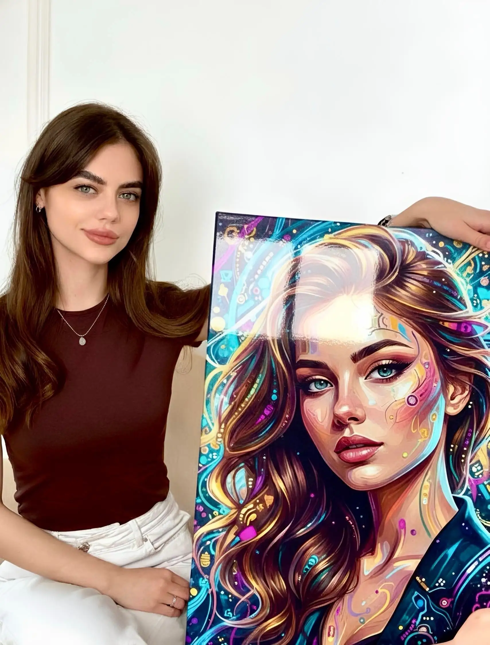 Портрет на холсте как корпоративный подарок - Барахолка в Москва