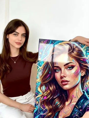 Портрет на холсте как корпоративный подарок - Продукты в Москва