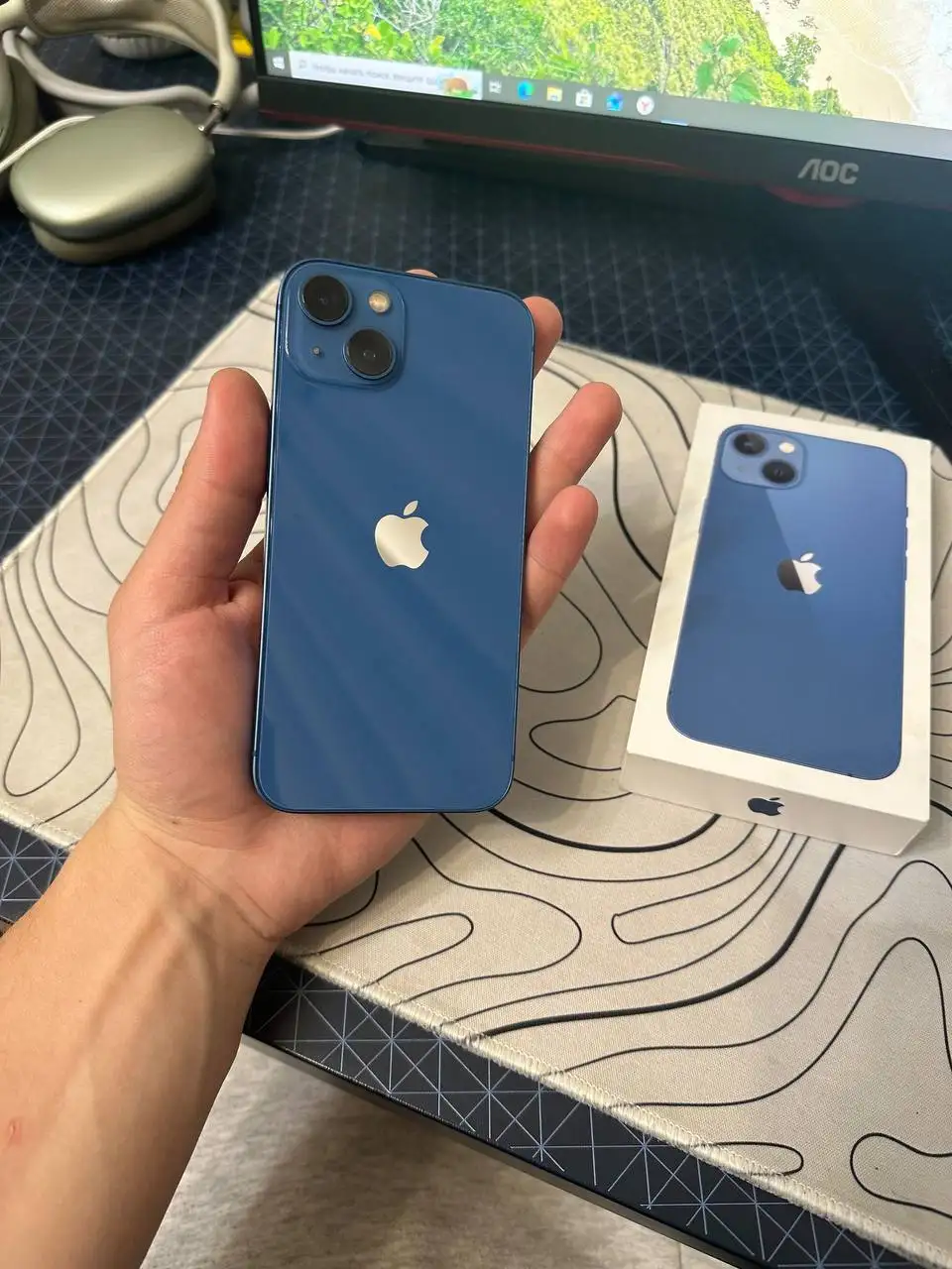 iPhone 13 128GB с аккумулятором 77% - Смартфоны (Электроника) в Москва