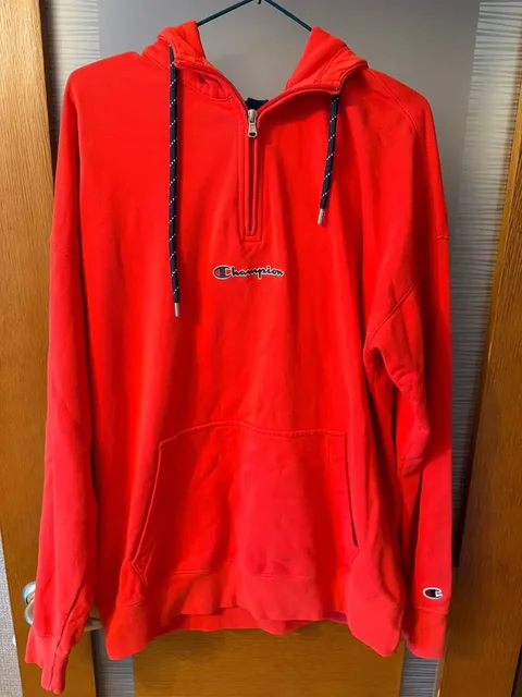 Худи Champion красное размер L/XL - Школьная одежда в Москва