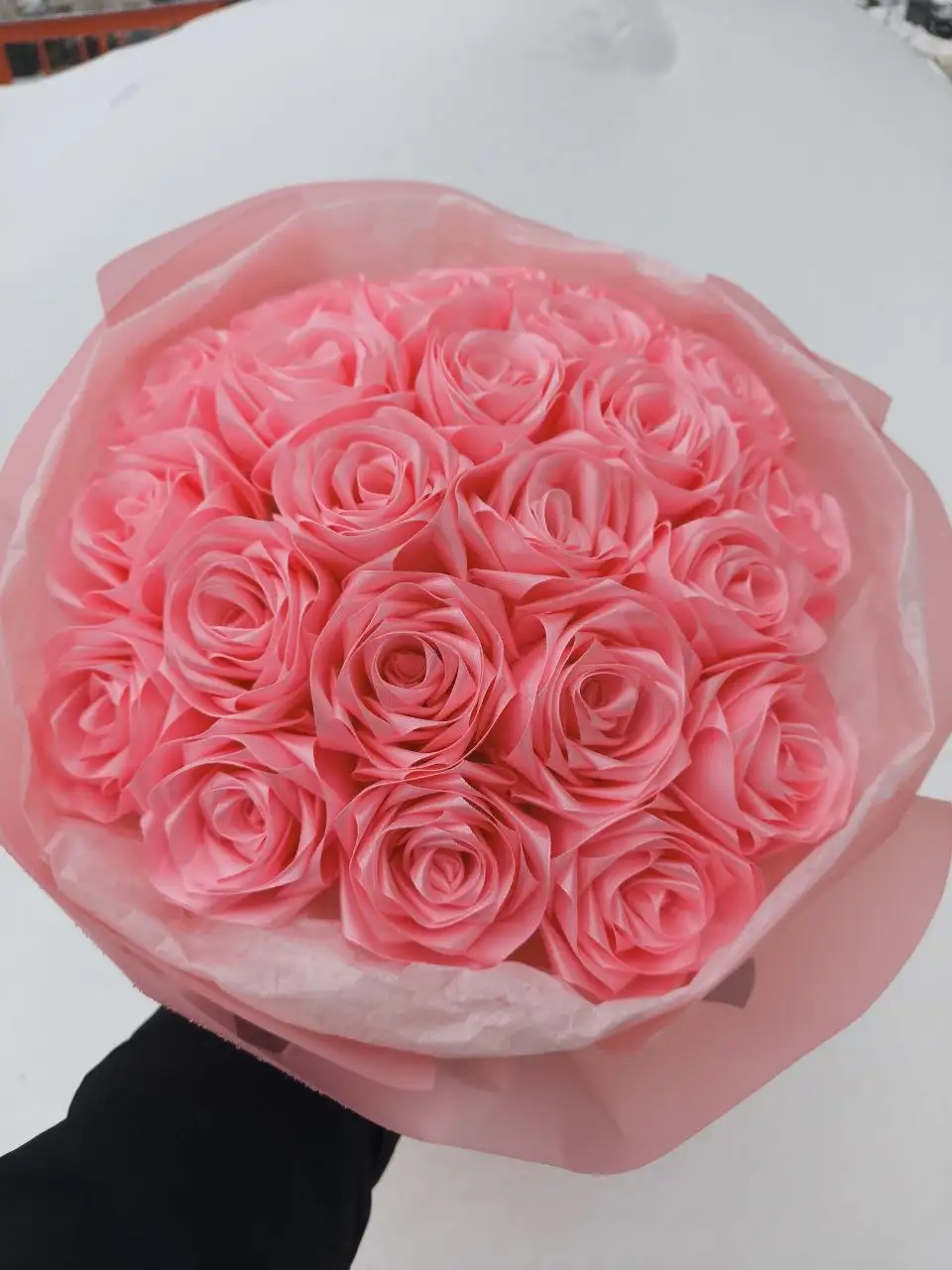 Букет из атласных лент с ароматом духов - Рукоделие (Барахолка) в Москва