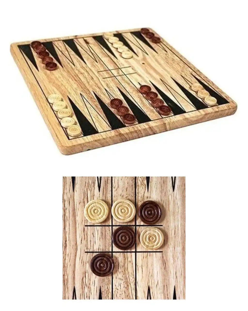 Подарочный игровой набор Wooden Games Collection Classique 5 в 1 от TACTIC - Настольные игры (Барахолка) в Москва