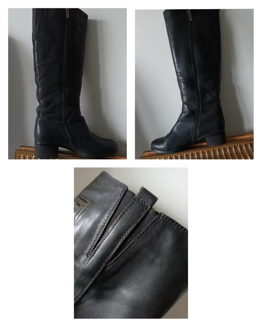 Зимние кожаные сапоги 39 размера - Обувь (Одежда) в Москва