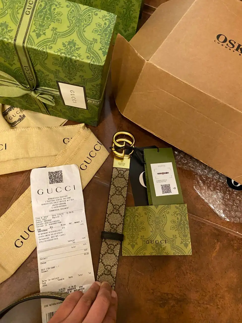 Ремень Oskelly оригинальный новый - Барахолка в Москва