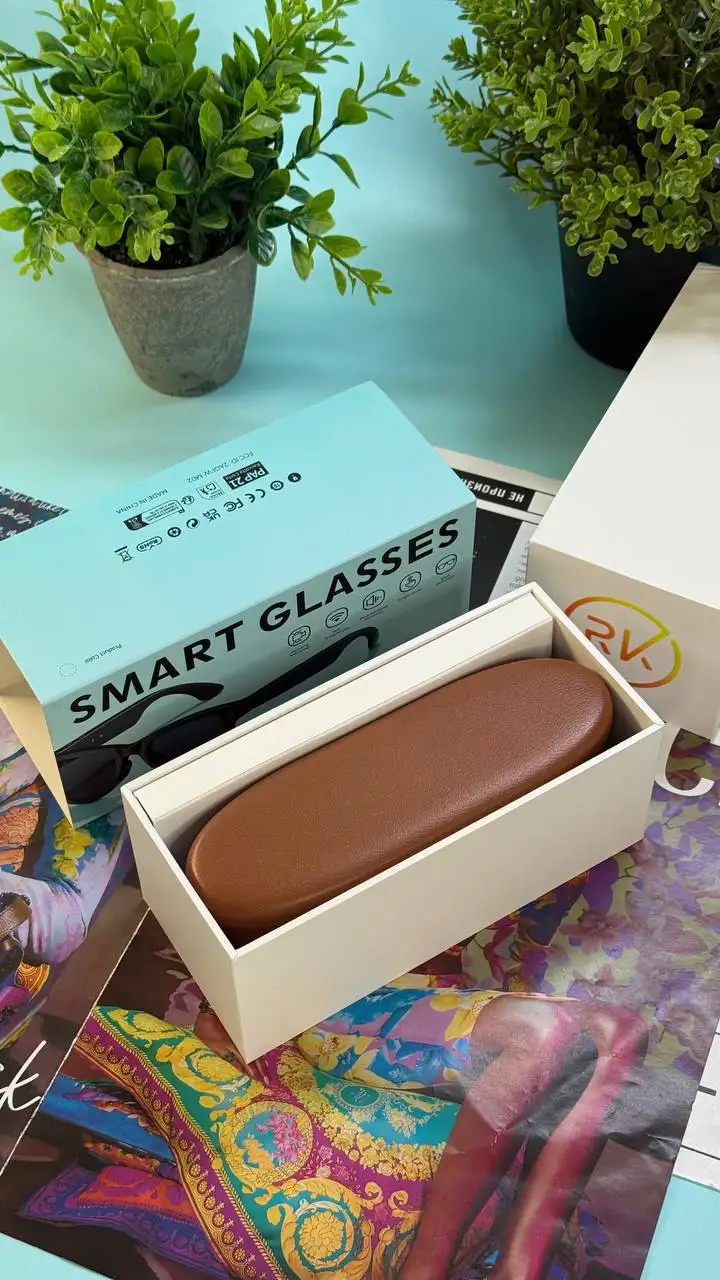 Умные очки с камерой как RayBan с зарядным футляром - Барахолка в Москва