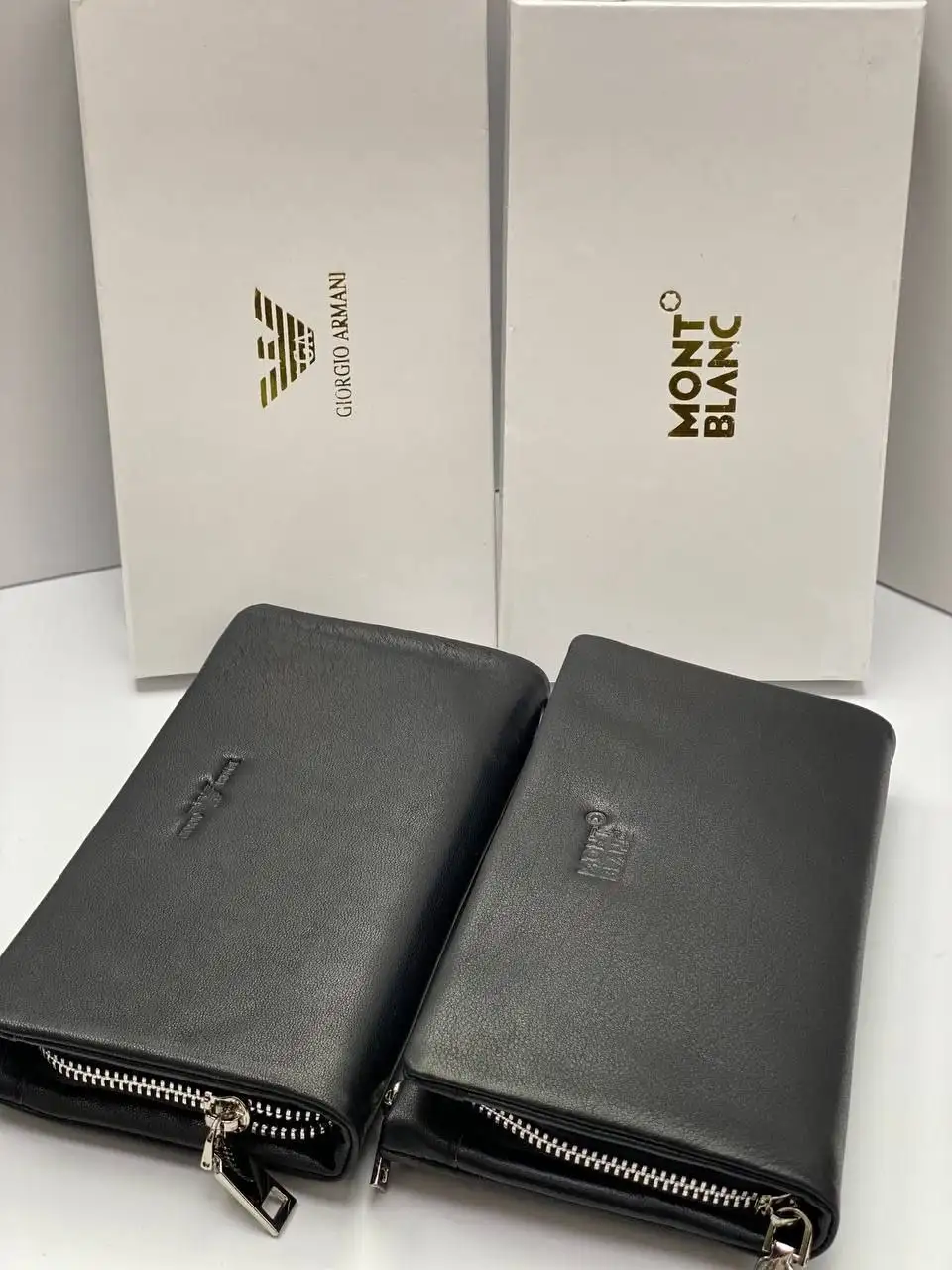 Кошелек Georgio Armani и Mont blanc Luxcopy - Аксессуары (Одежда) в Москва