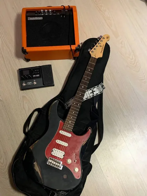 Электрогитара Yamaha Pacifica + процессор + комбик (ПОЛНЫЙ КОМПЛЕКТ) - Лотерея в Москва