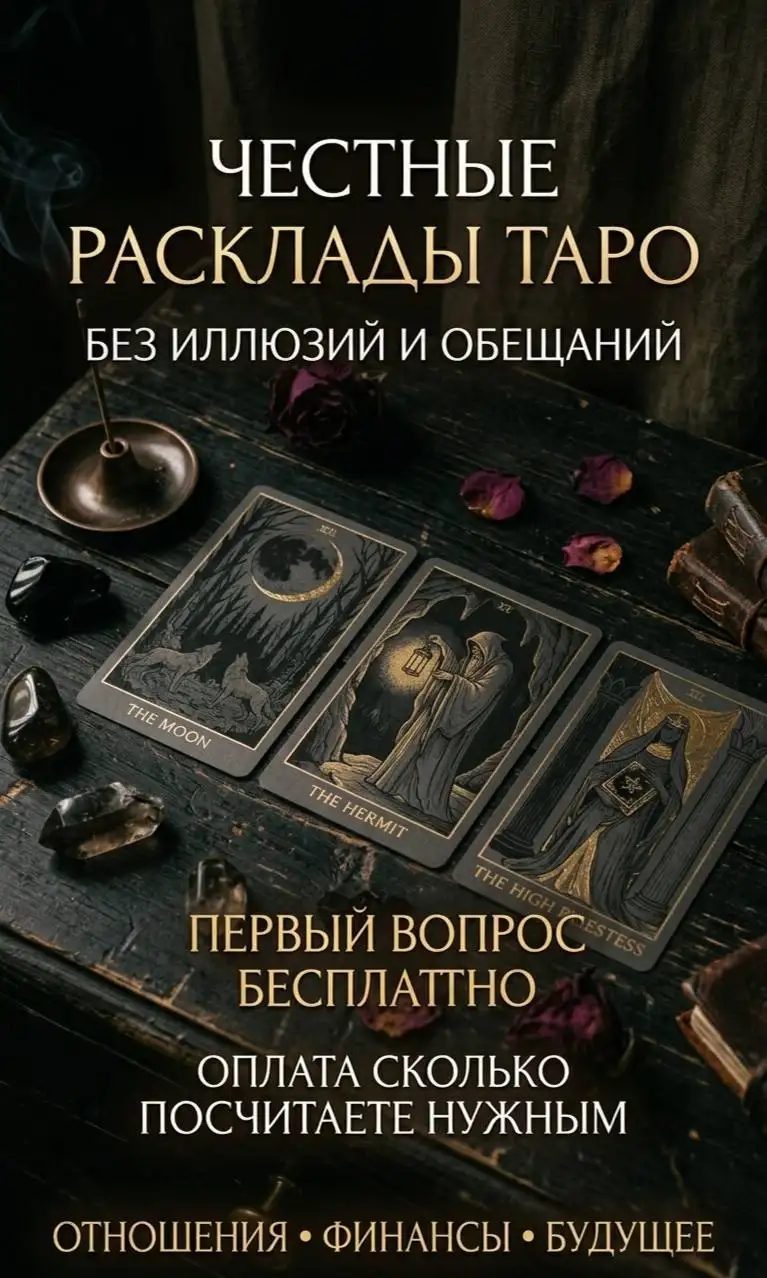 Расклады Таро — честный разбор ситуации - Магические услуги (Услуги) в Москва