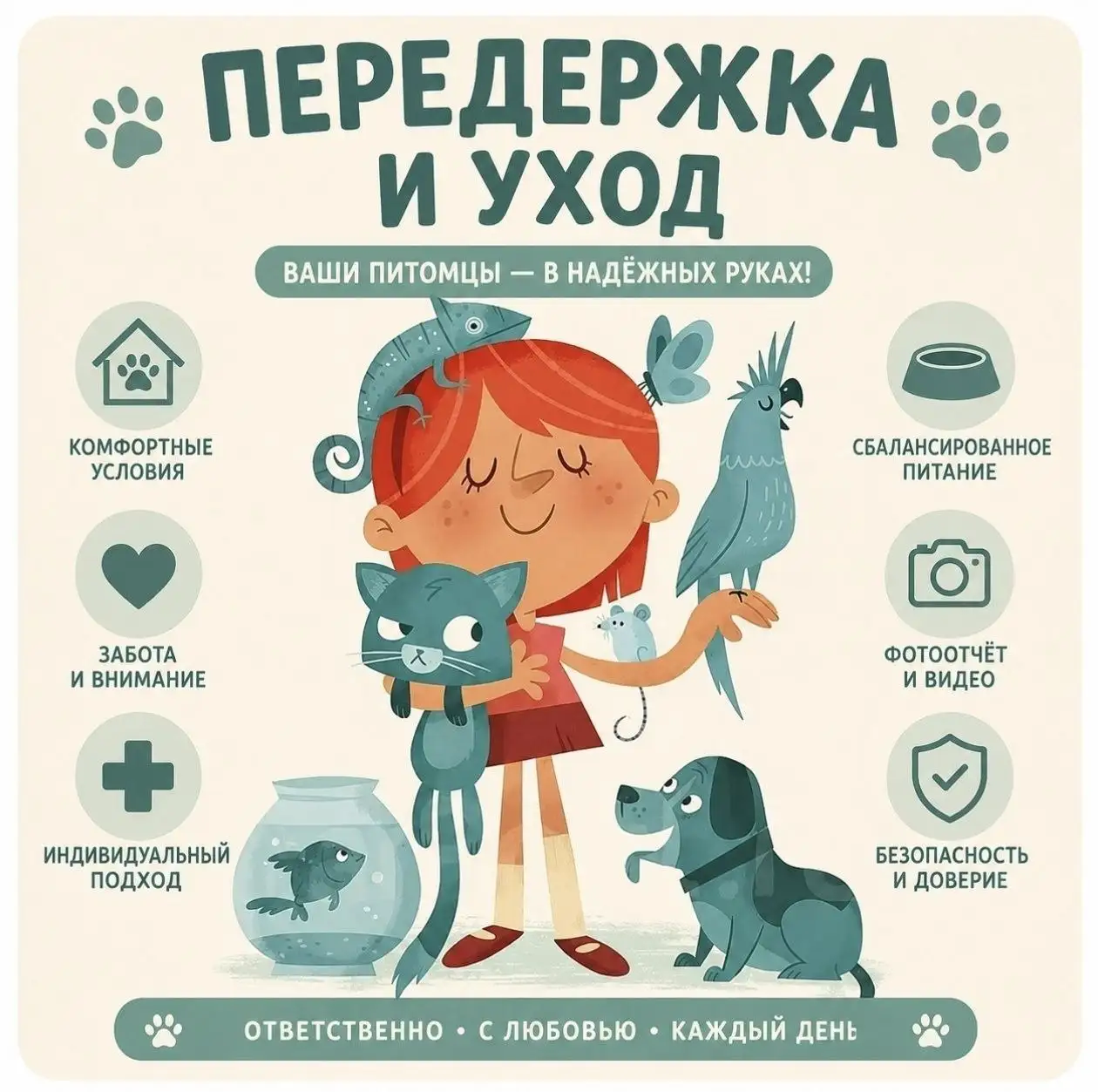 Зооняня в Королёве - Услуги в Королёв