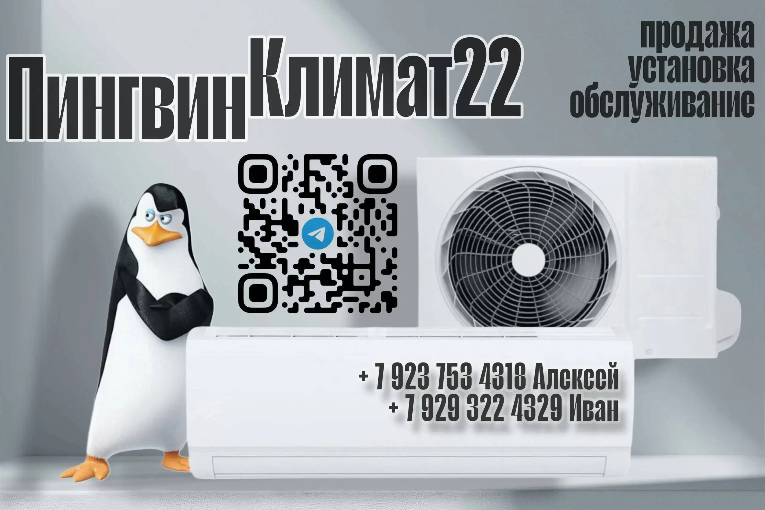 Услуги по кондиционерам от ПингвинКлимат22 - Бытовые услуги (Услуги) в Барнаул