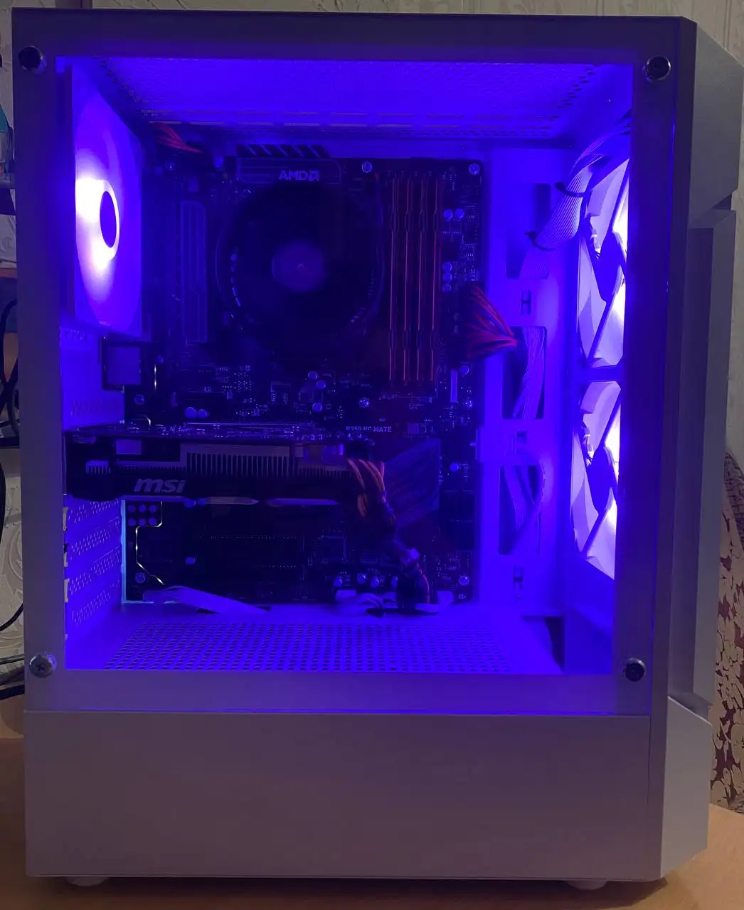 Игровой компьютер с монитором 24 дюйма и комплектующими - Компьютеры и комплектующие (Электроника) в Барнаул