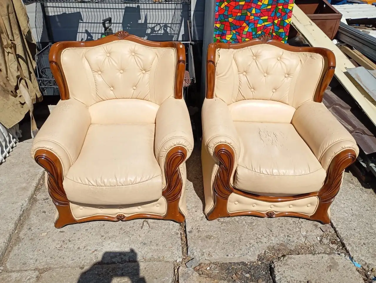 Два кресла под перетяжку - Мебель (Для дома и дачи) в Барнаул