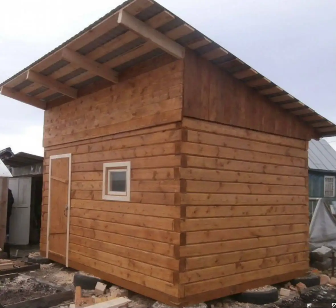 Баня 3x3м из бруса 100х150 мм - Бани и сауны (Для дома и дачи) в Барнаул
