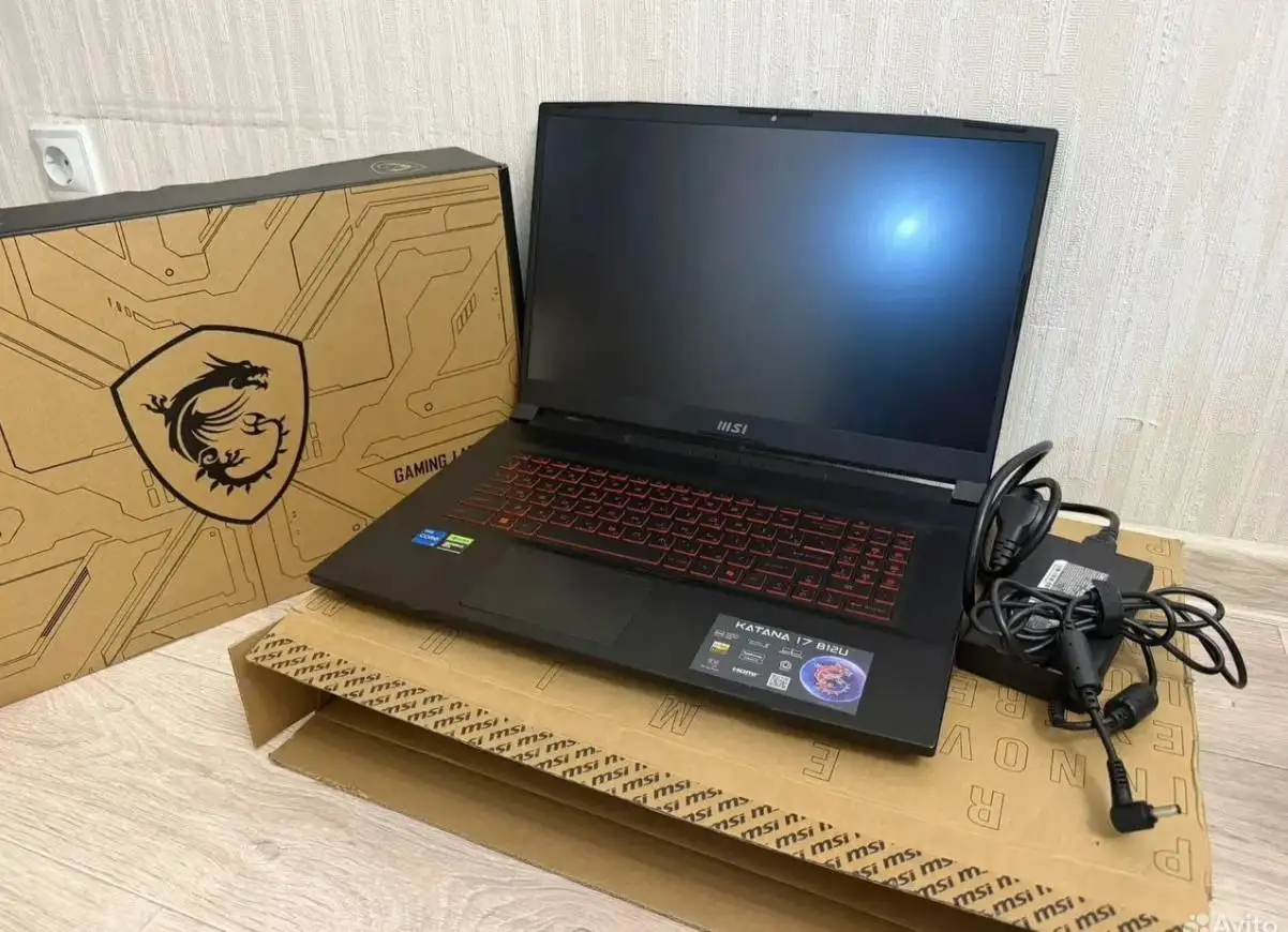 Игровой ноутбук MSI Katana в отличном состоянии - Ноутбуки (Электроника) в Барнаул