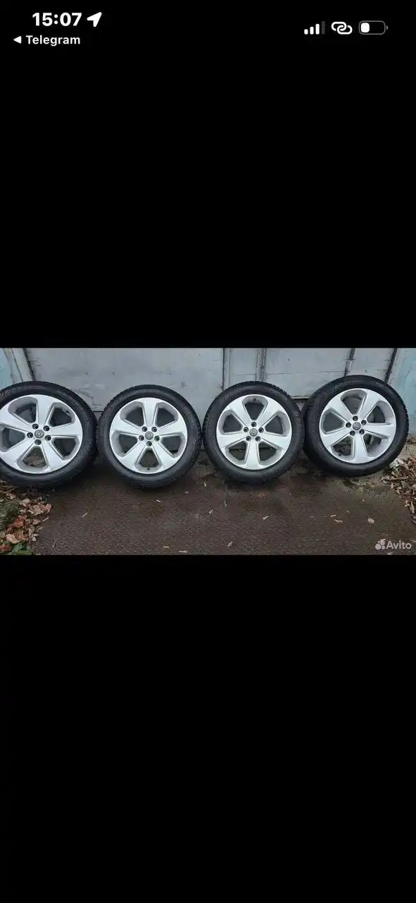 Продам летние диски с резиной R18