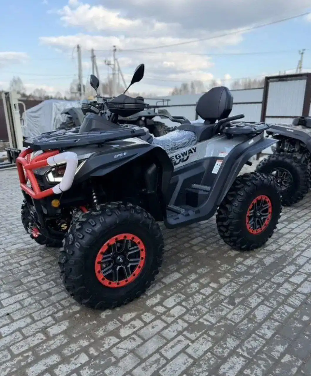 Продажа нового квадроцикла Segway AT10W серого цвета