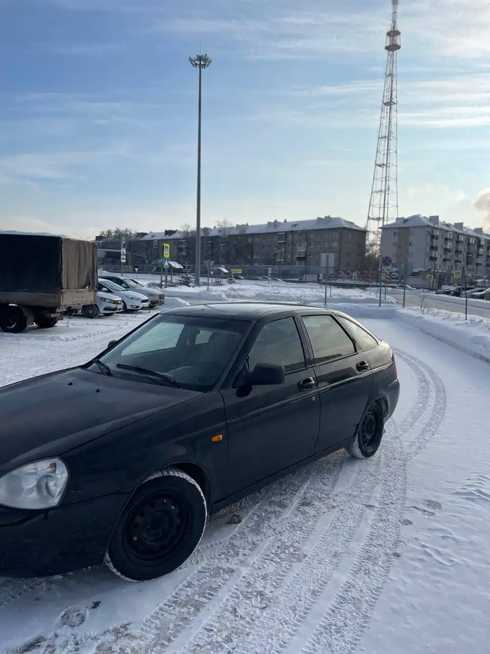 Продажа Лада Приора 2009 года в черном цвете с ГБО - Легковые автомобили (Авто) в Казань