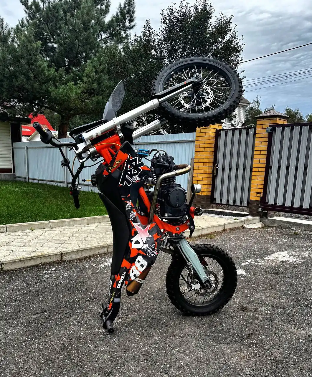 Питбайк кастом 150сс с переборкой двигателя