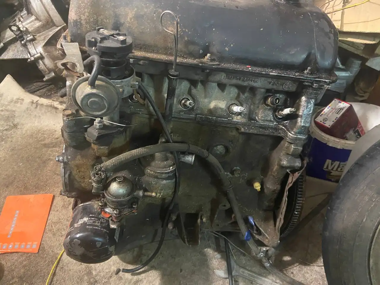 Продам двигатель ВАЗ 2103 с документами и стартером - Автозапчасти (Запчасти) в Саранск
