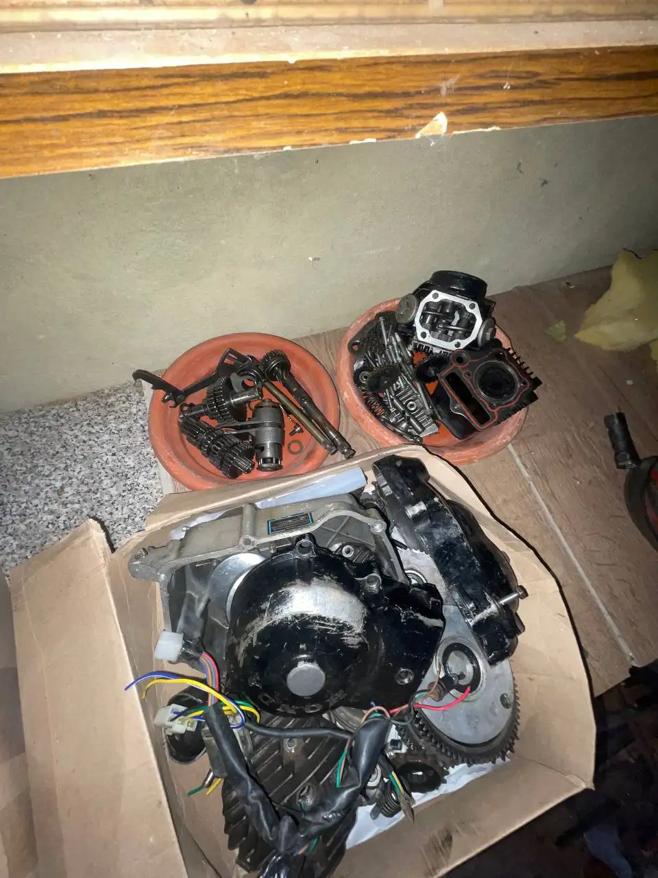 Запчасти для двигателя мопеда Альфа - Мотоциклы и мопеды (Запчасти) в Саранск