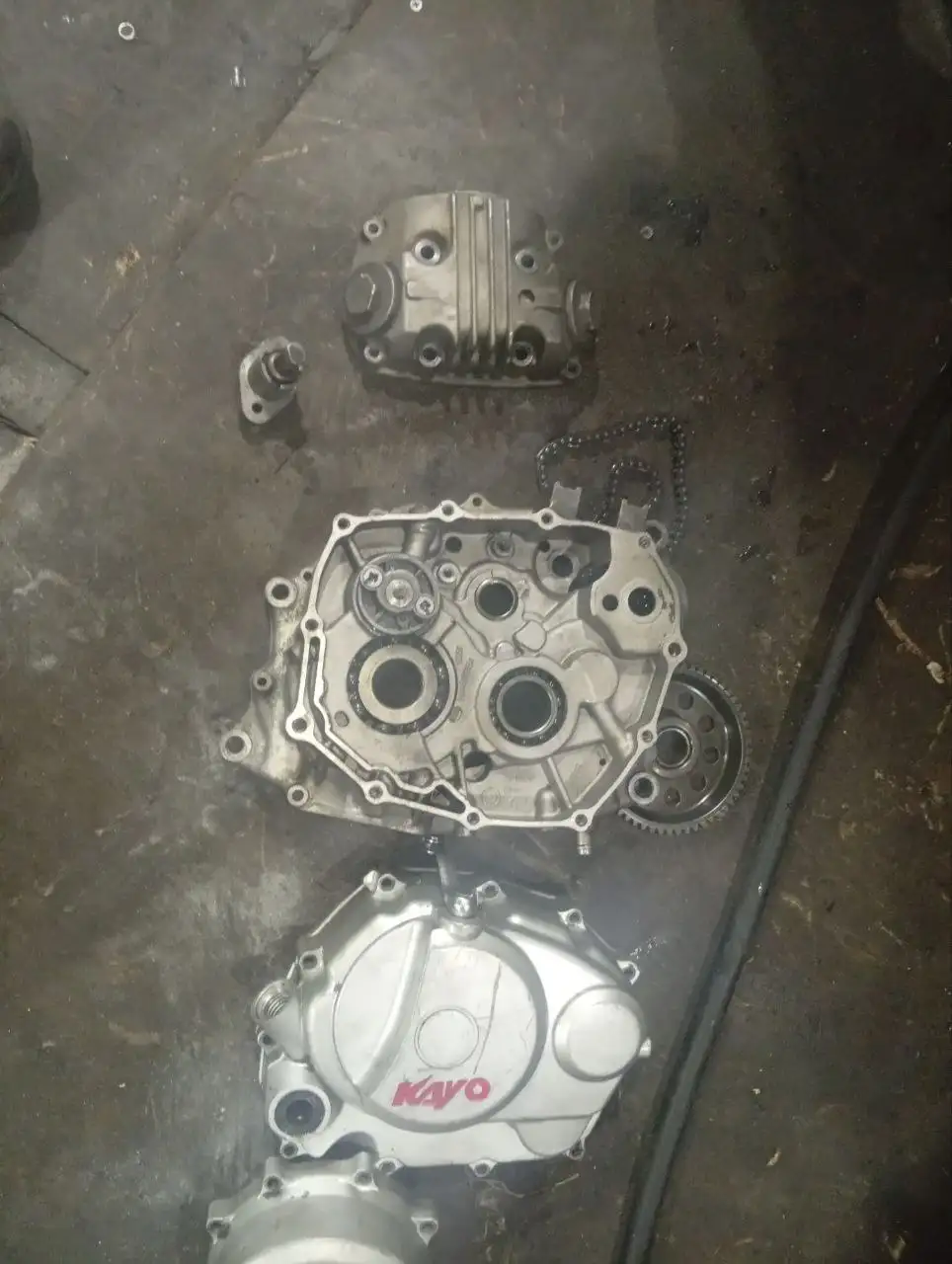 Двигатель и детали от Кайо К1 разбор - Мотоциклетные запчасти (Запчасти) в Саранск