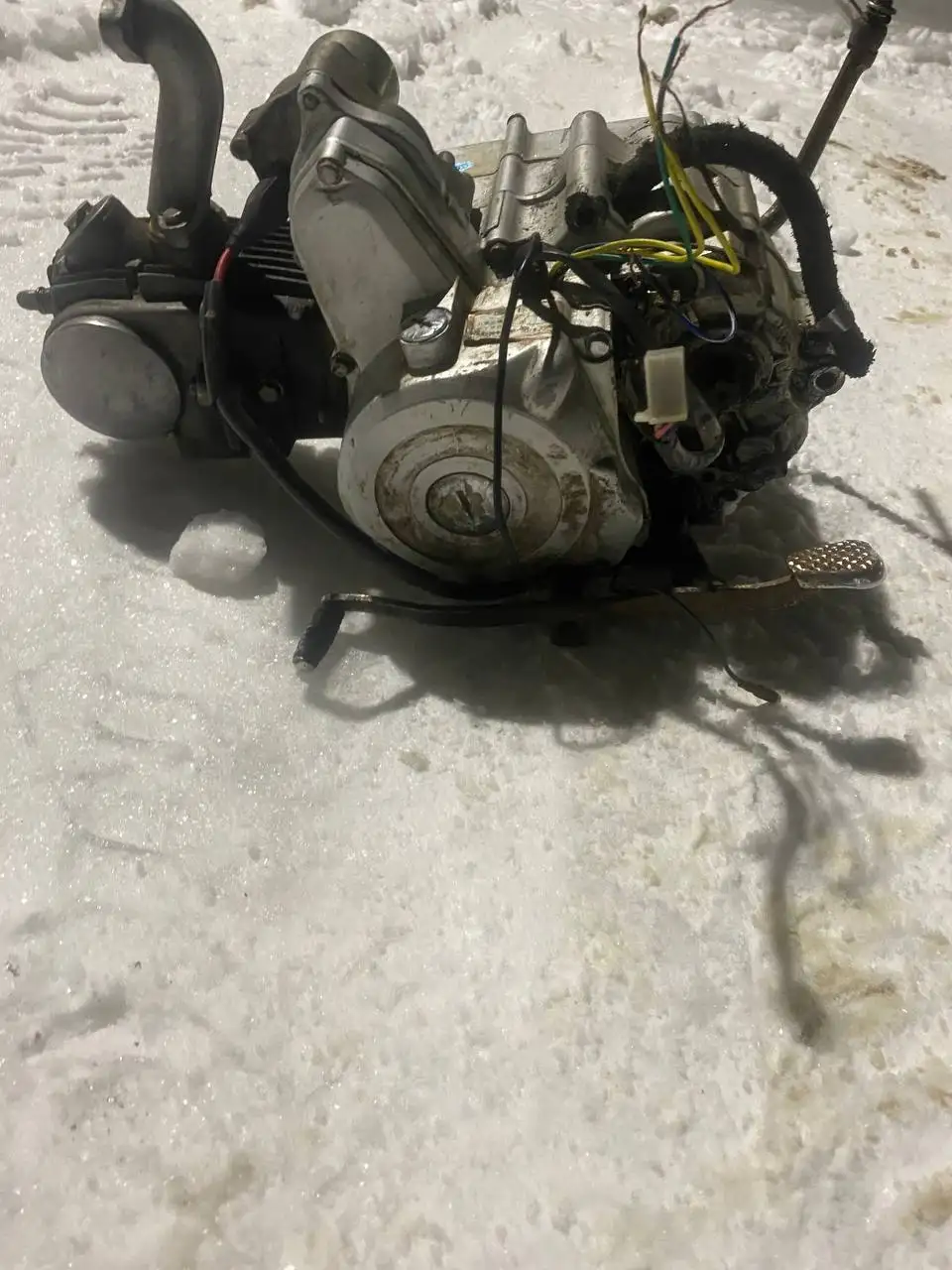Продажа мотора 110 кубов с новой поршневой и коробкой переборки - Мотоциклетные запчасти (Запчасти) в Саранск
