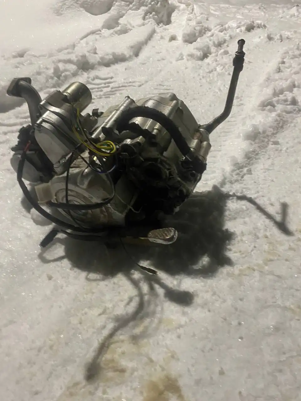 Продажа мотора 110 кубов с новой поршневой и коробкой переборки - Мотоциклетные запчасти (Запчасти) в Саранск