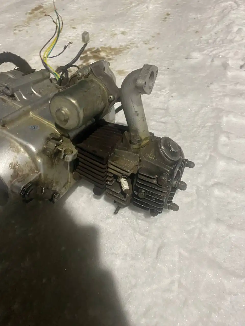 Продажа мотора 110 кубов с новой поршневой и коробкой переборки - Мотоциклетные запчасти (Запчасти) в Саранск