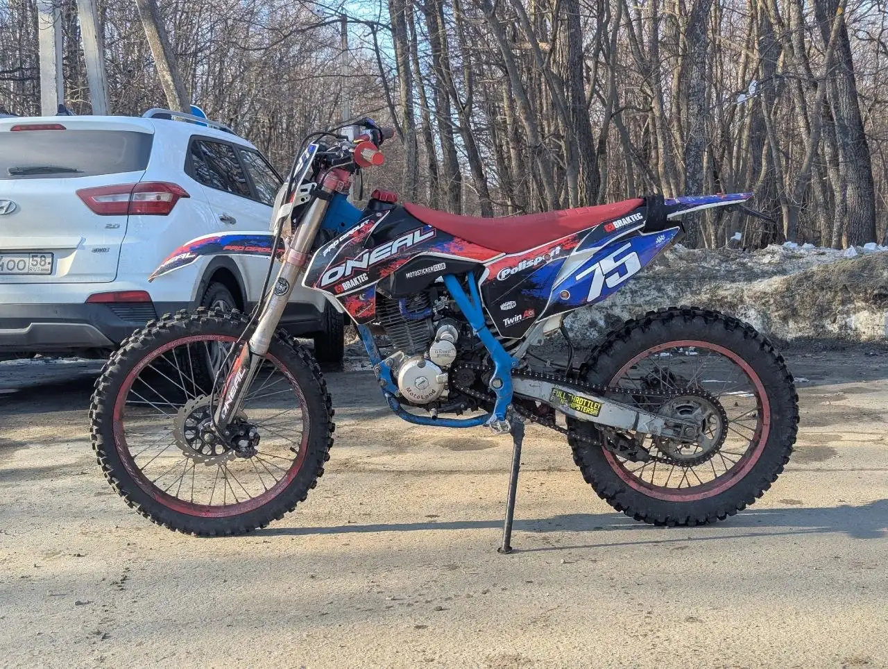 Продажа мотоцикла Motoland crf 250 в отличном состоянии - Мотоциклы (Авто) в Саранск