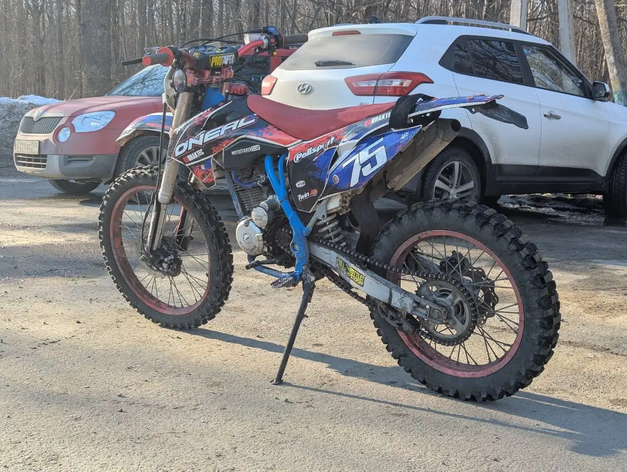 Продажа мотоцикла Motoland crf 250 в отличном состоянии - Мотоциклы (Авто) в Саранск