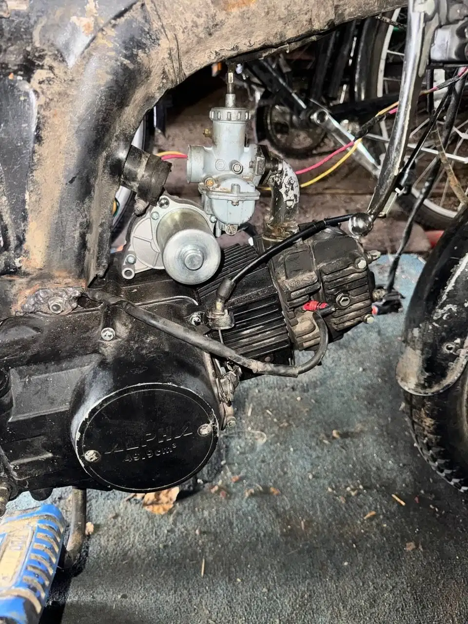 Продажа двигателя Alpha 110 кубов с возможностью продажи полного мотоцикла - Двигатели (Запчасти) в Саранск