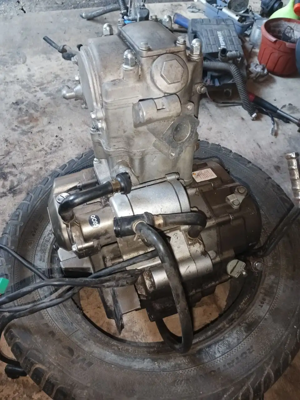 Продам двигатель ZS174MN (водянка) с радиаторами - Мотоциклетные двигатели (Запчасти) в Саранск