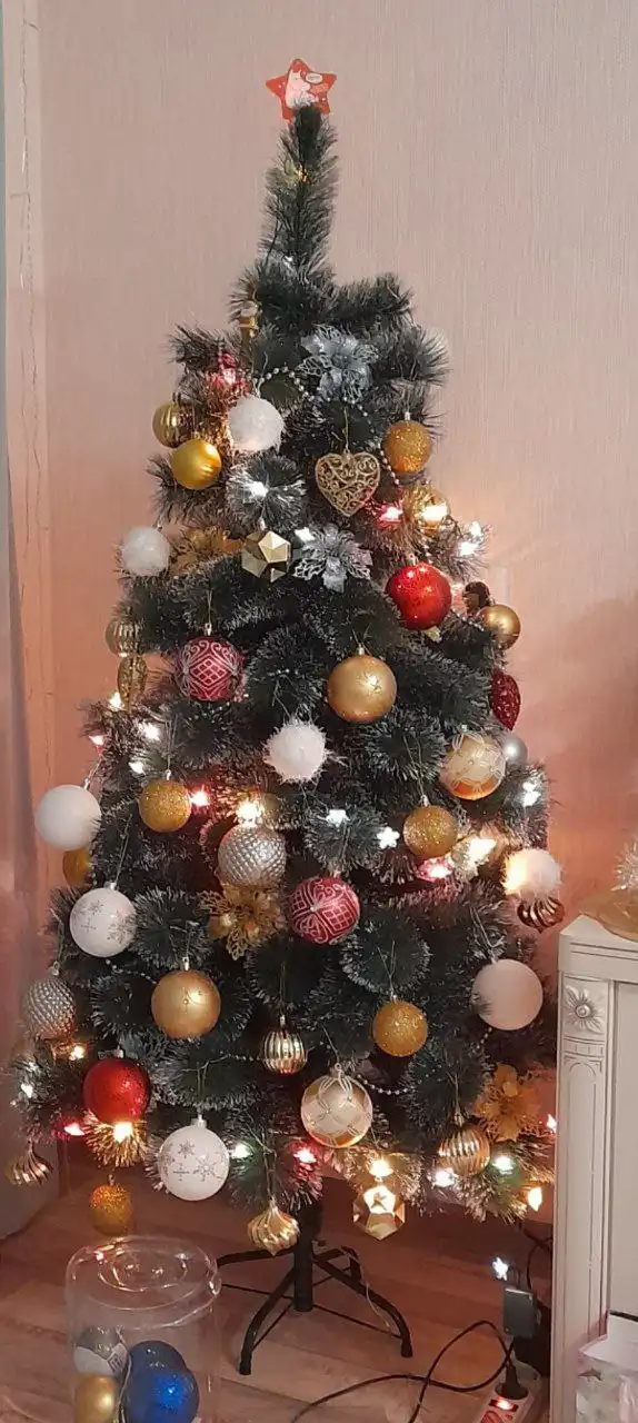 Сосна заснеженная 180 см без игрушек