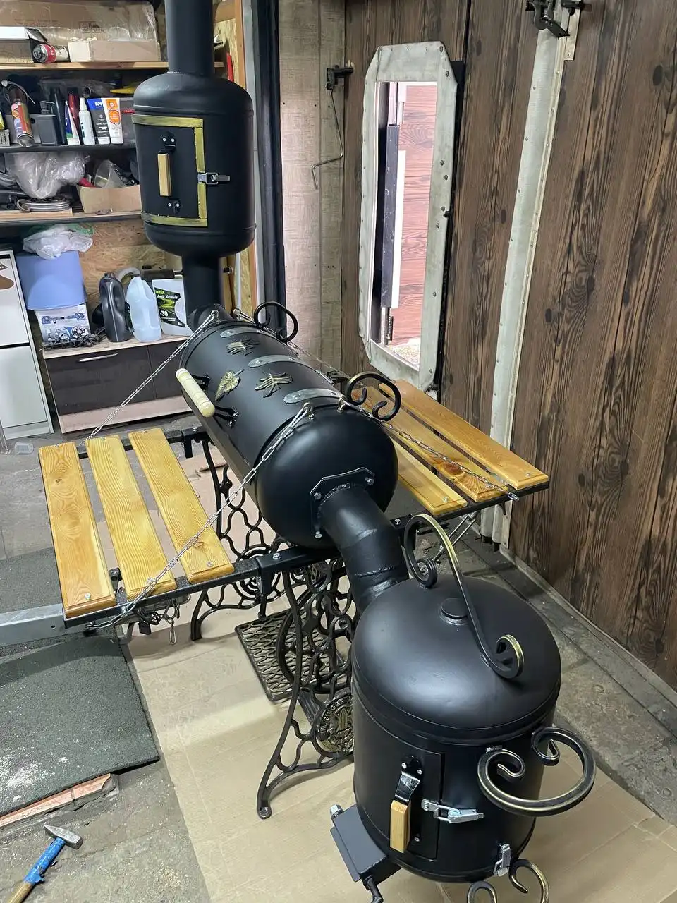 Мангал, коптильня, гриль, печь для казана