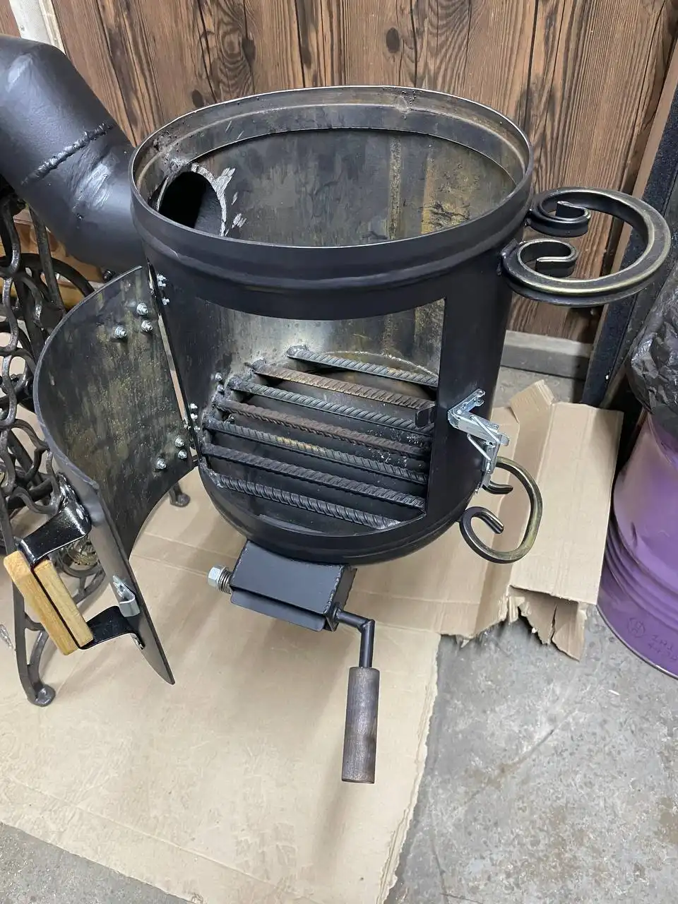 Мангал, коптильня, гриль, печь для казана